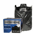 42 Gallon Black Contractor Garbage Bag, 40 Count V639383