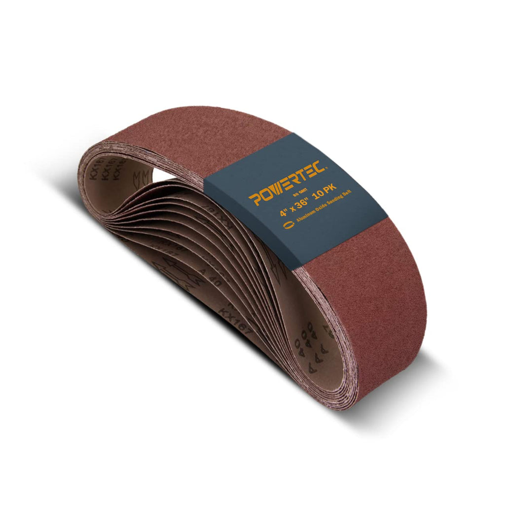 4x36 Inch 80 Grit Aluminum Oxide Sanding Belts J982