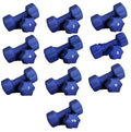 Blue Neoprene Dumbbell Set 1-10 LB 10 Pairs N5194