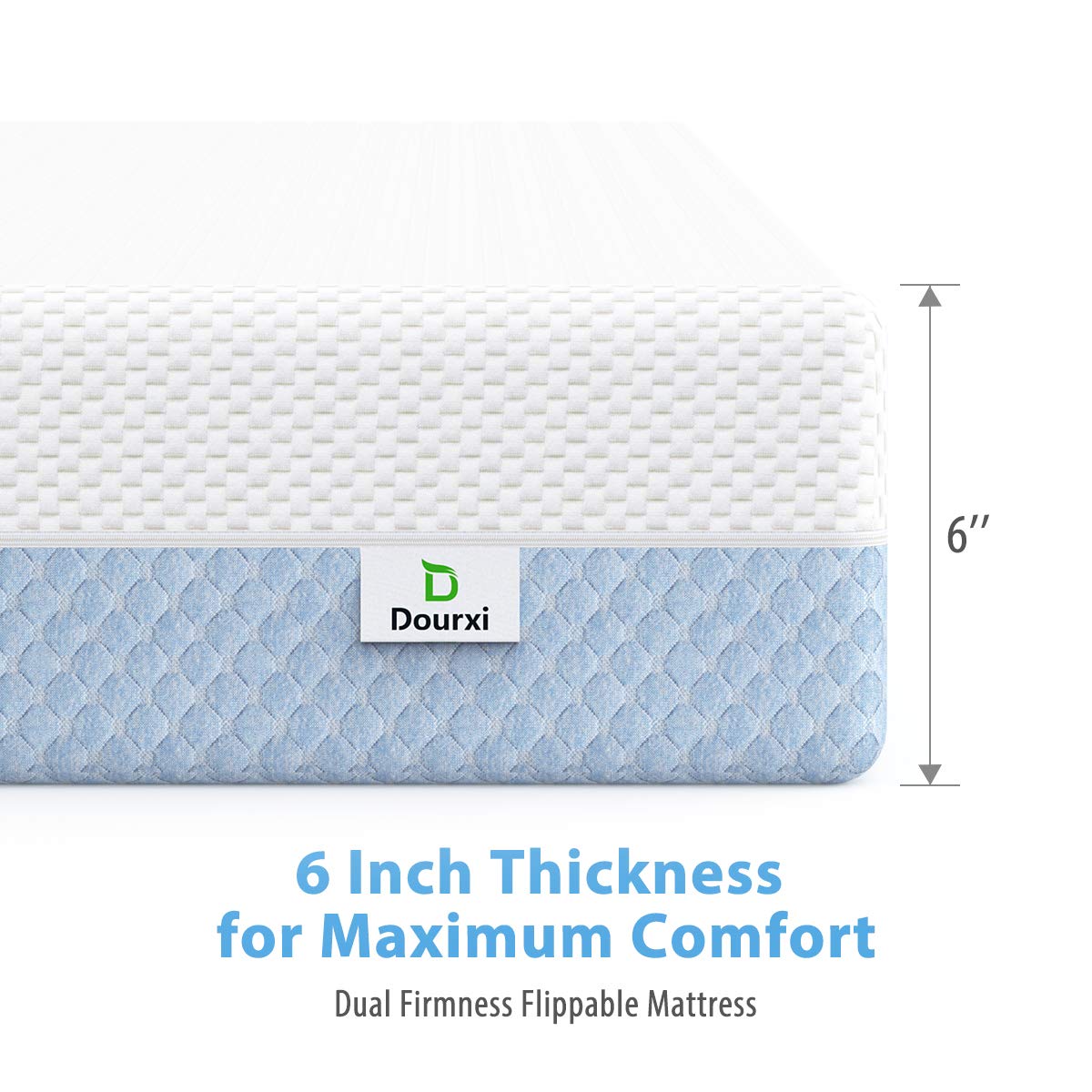 Dual Sided Gel Memory Foam Crib Mattress P2479