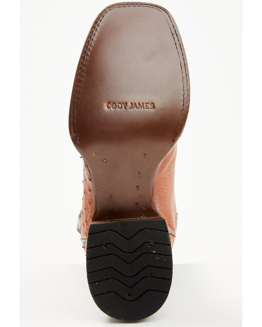 Ostrich Western Boot Broad Square Toe Z7832