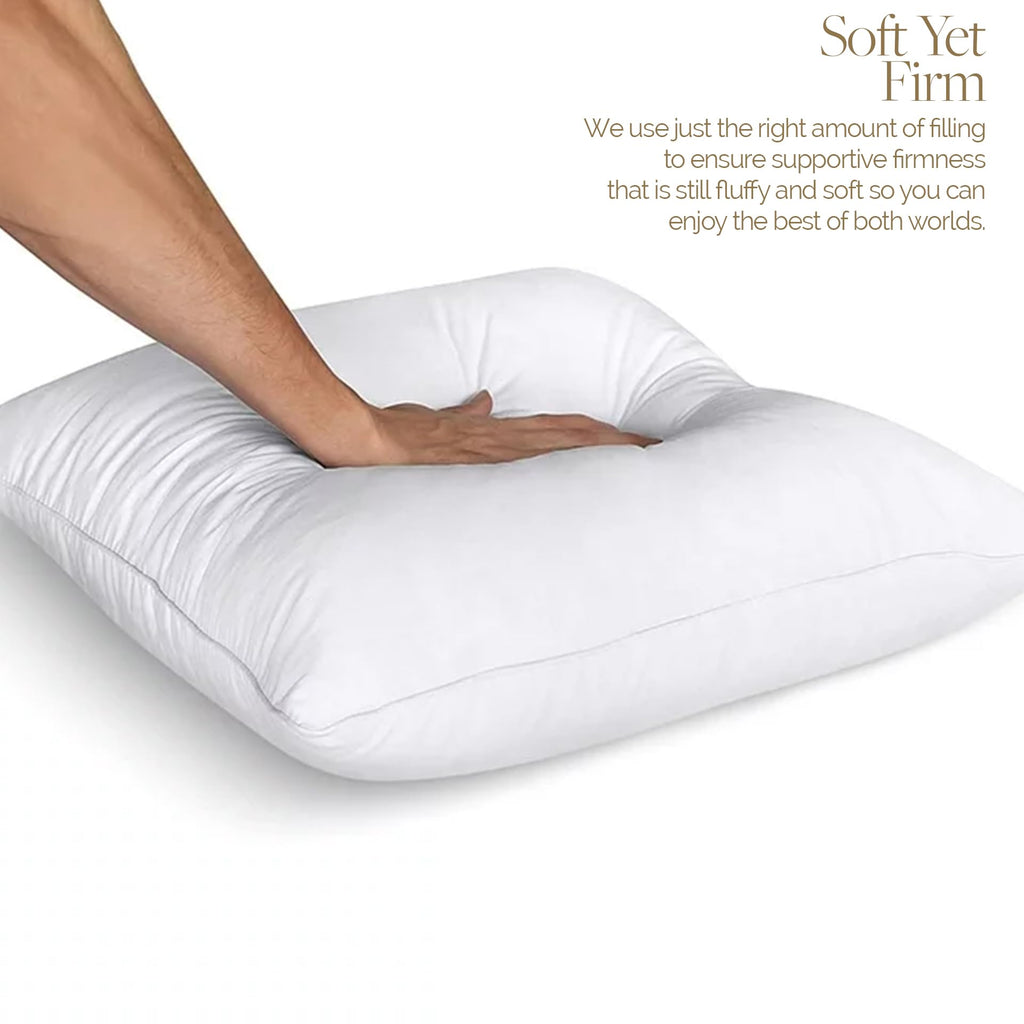 King Size Pillows Set of 2 20 x 36 Hypoallergenic Down Alternative Pillow Inserts G638