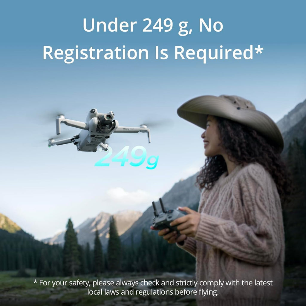 Folding Drone with 4K HDR Camera, Under 249g, 3 Batteries X64549