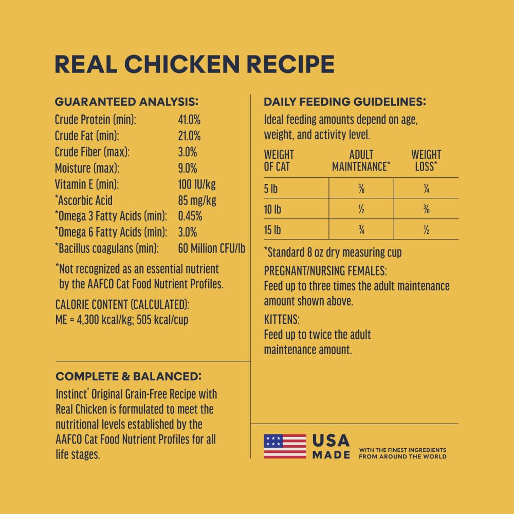 Chicken Dry Cat Food 5 lb. Bag S684585