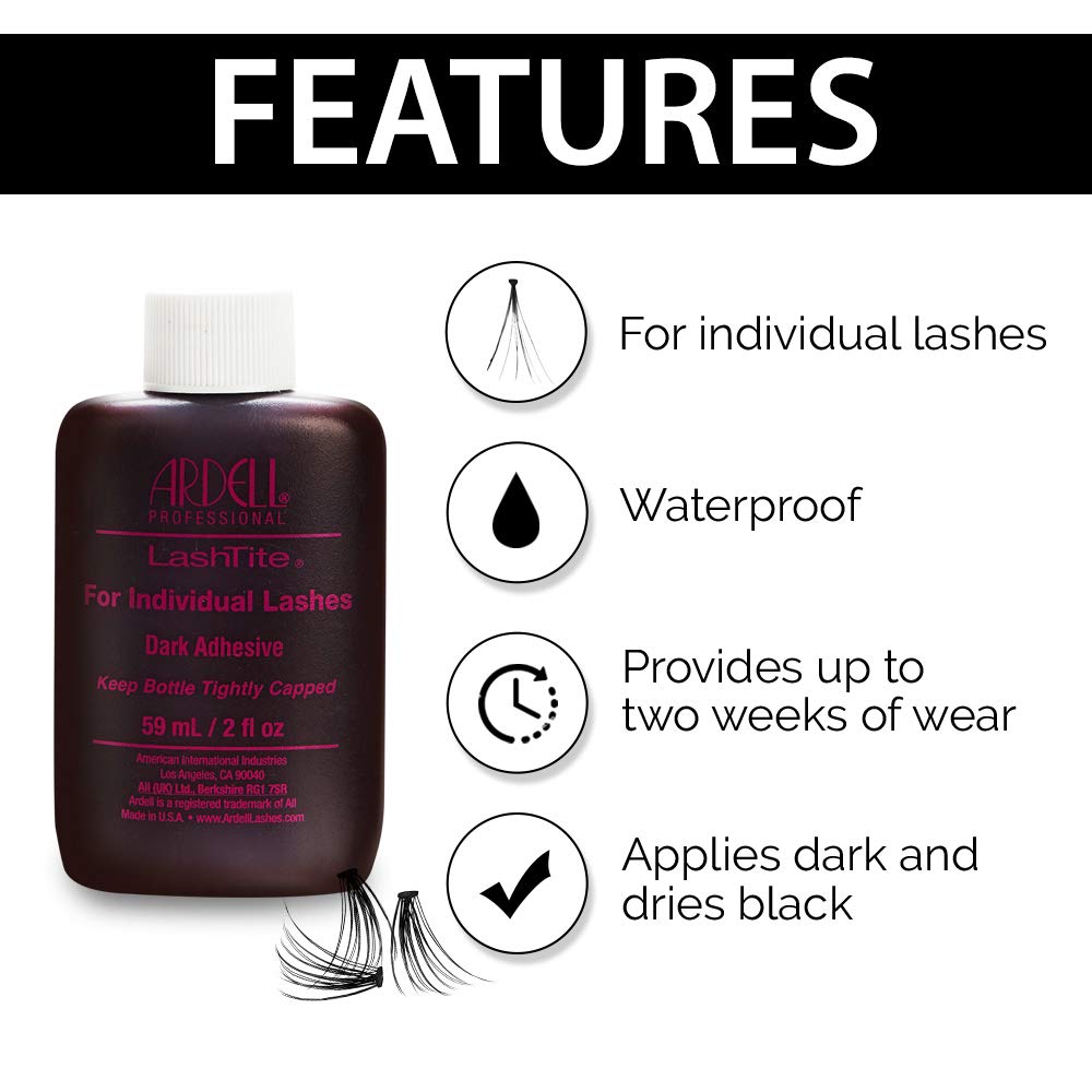 Dark Eyelash Glue, 2 fl oz L857473