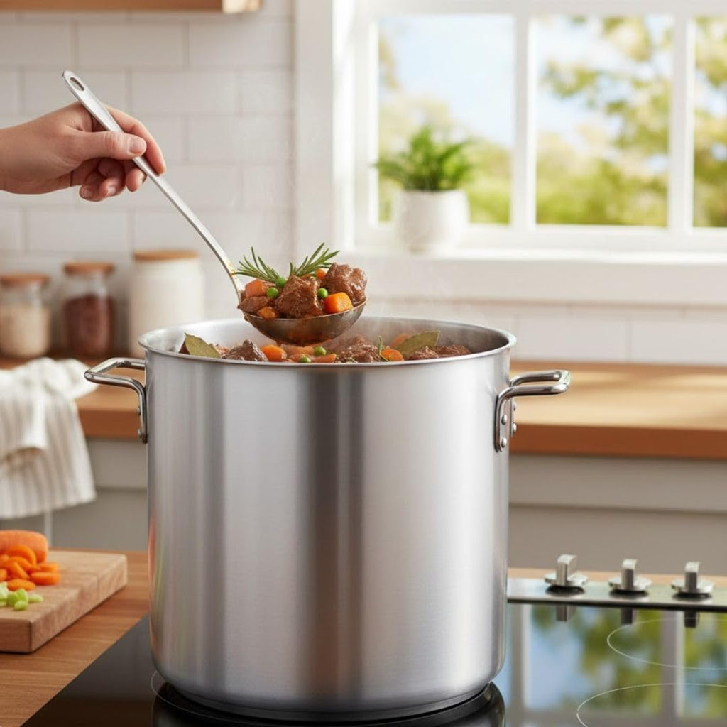 60 qt Heavy Weight Aluminum Stock Pot E973294