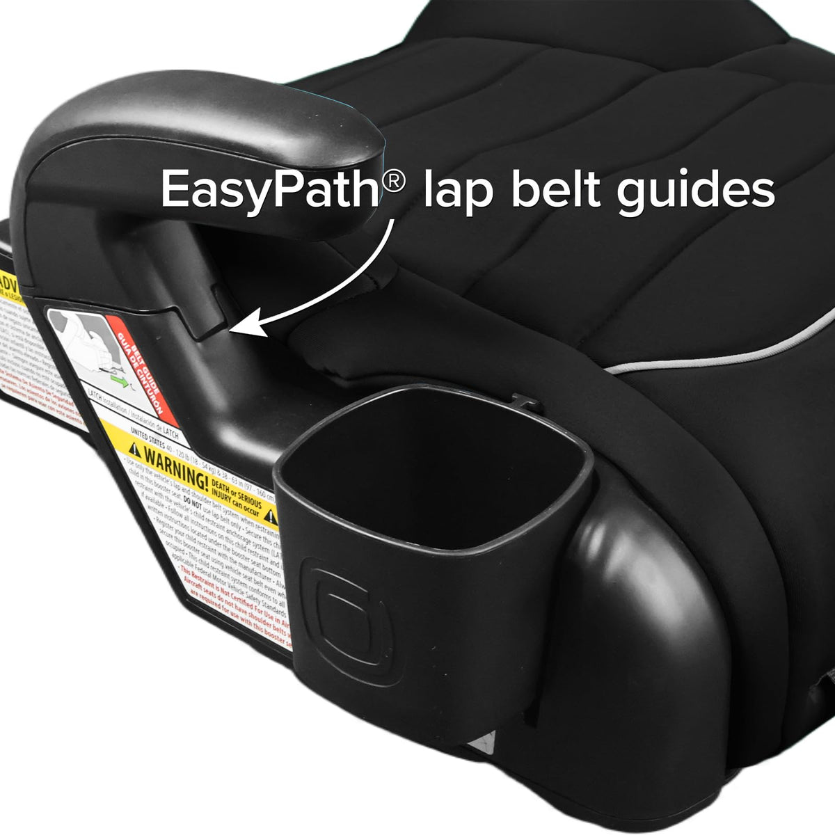 Black Backless Booster, Pack of 2 S53433