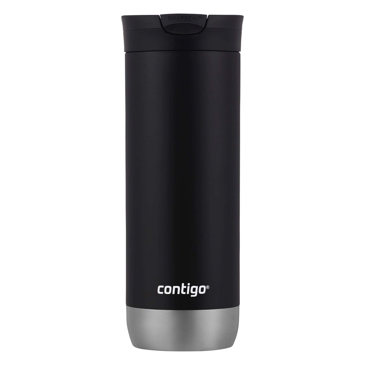 Stainless Steel Travel Mug with Handle and Leak-Proof Lid L29109