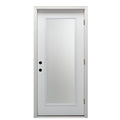Primed Left Hand Outswing Prehung Door Full Lite Clear Glass 30"x80" Steel O109351