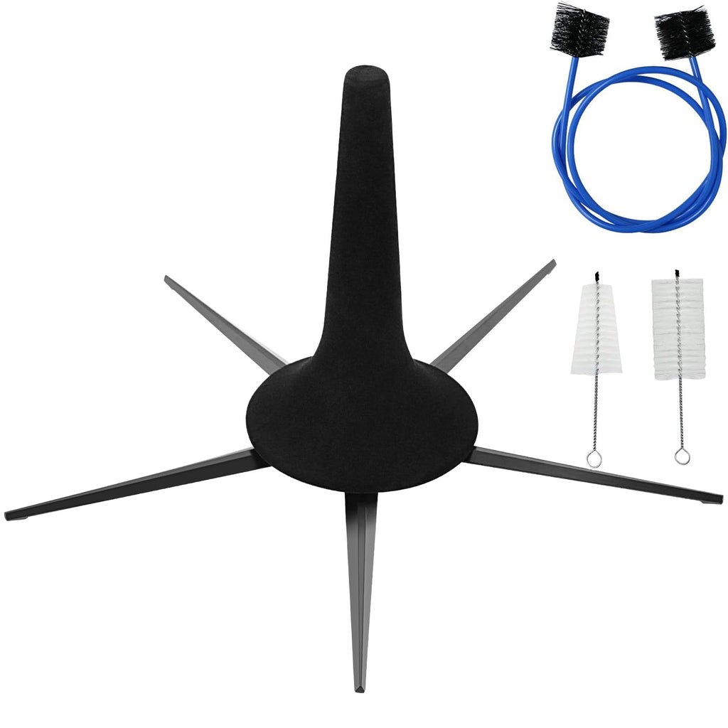 Portable 5 Legs Foldable Trumpet Stand with Cleaning Kit O658499