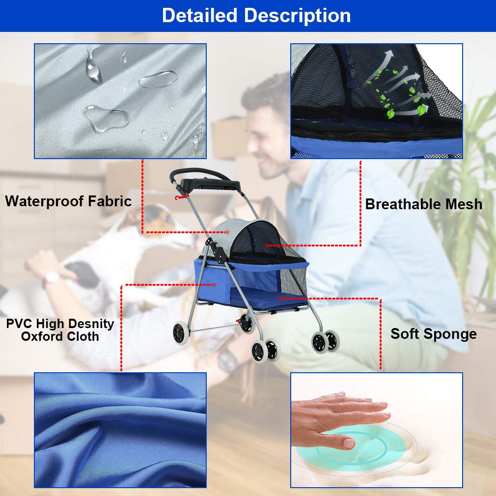 Foldable Pet Stroller O973301