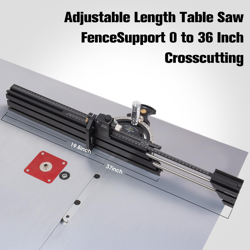 Aluminum Alloy Miter Gauge with Miter Fence T64360