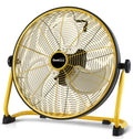 20" Portable Battery Operated Metal Floor Fan Y9847