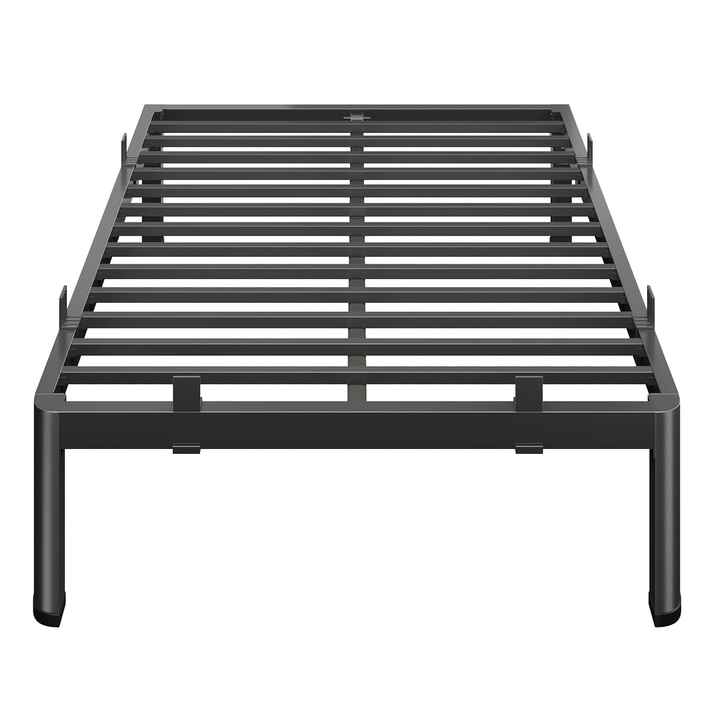 18 Inch Metal King Bed Frame with Steel Support A77409