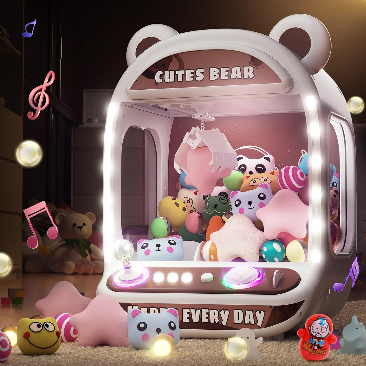 Claw Machine with Refill Toys & Prizes Y8912