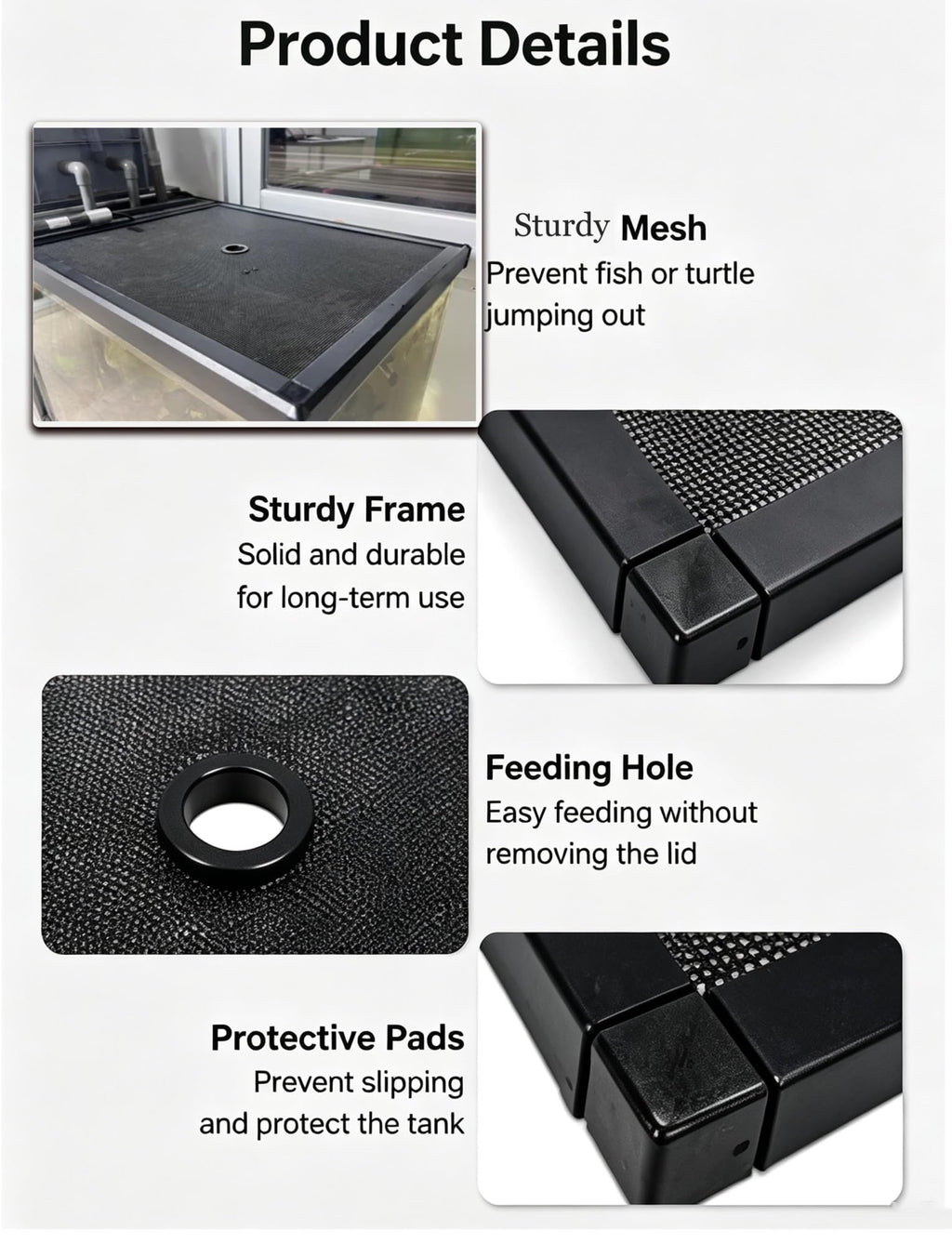 Aluminum Fish Tank Mesh Lid I404