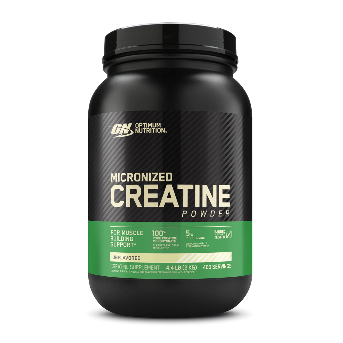 Unflavored Micronized Creatine Monohydrate Powder 400 Servings C6656
