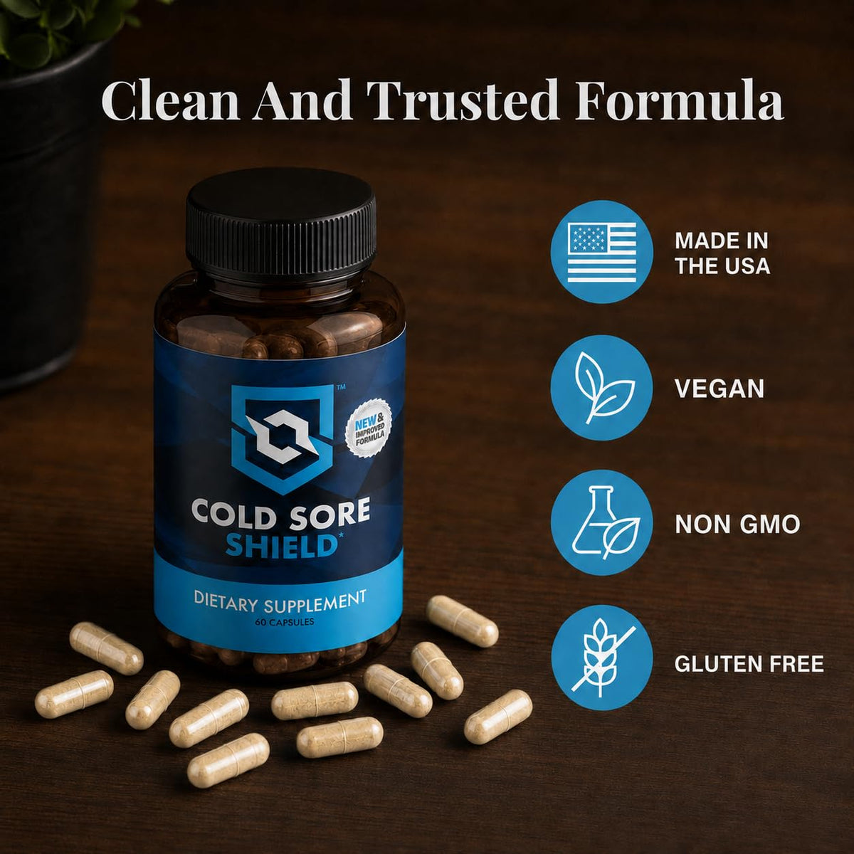 Cold Sore Supplement 60 Count U5807
