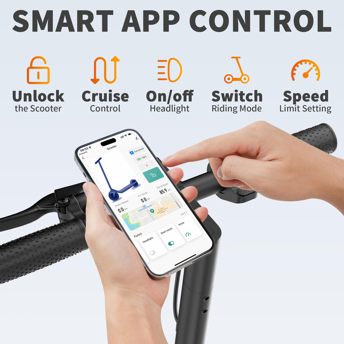 Folding Electric Scooter with Dual Brakes U5637