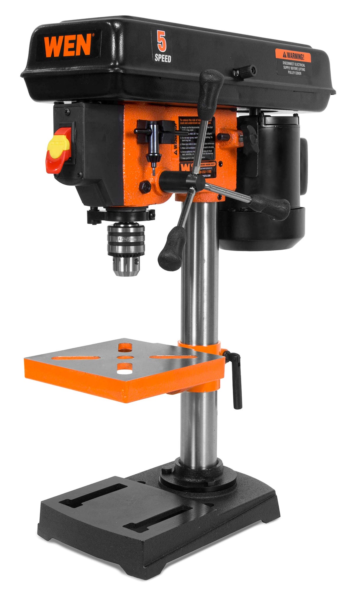 8-Inch 5-Speed Cast Iron Benchtop Drill Press with Vise M931