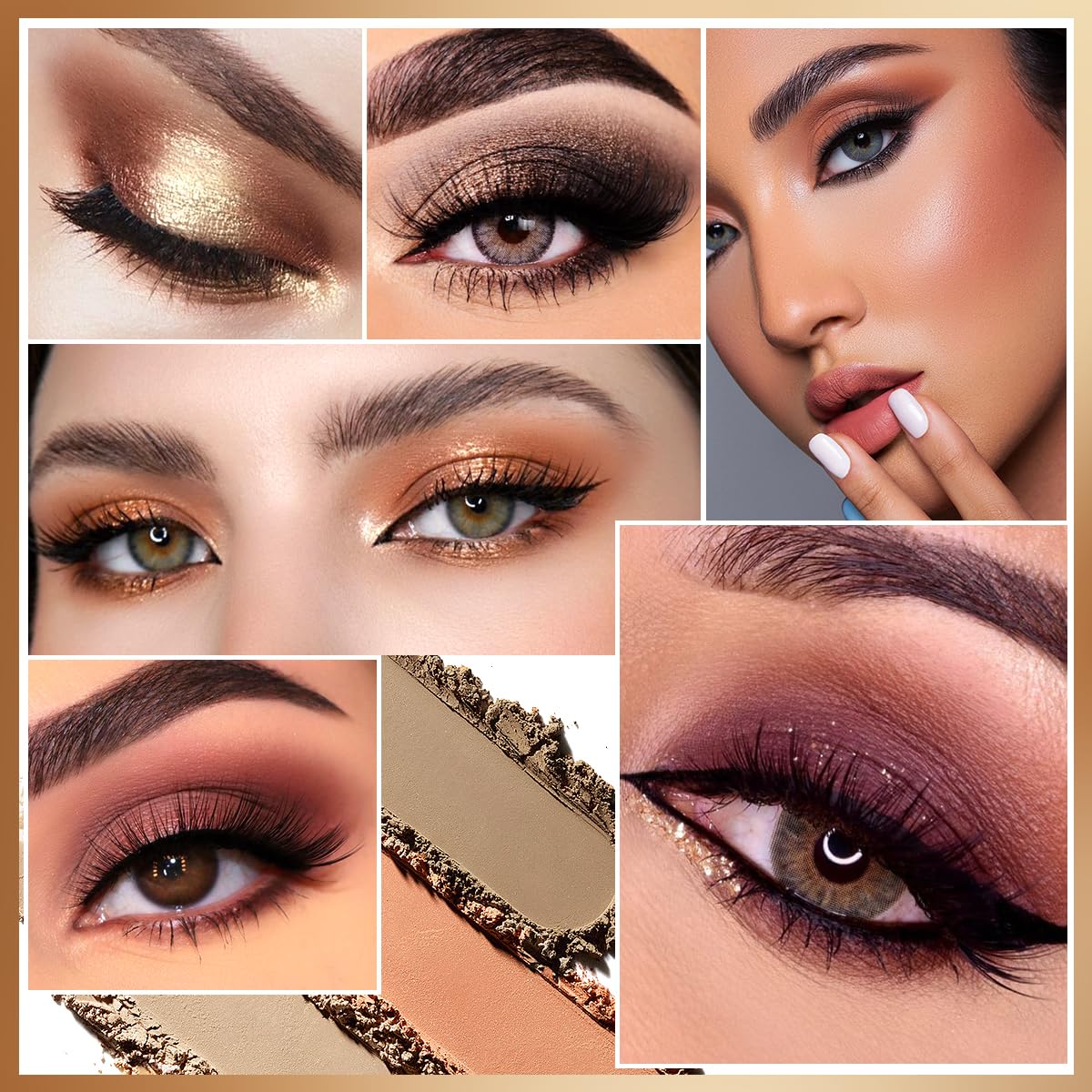 25 Color Matte Shimmer Eyeshadow Palette H47676