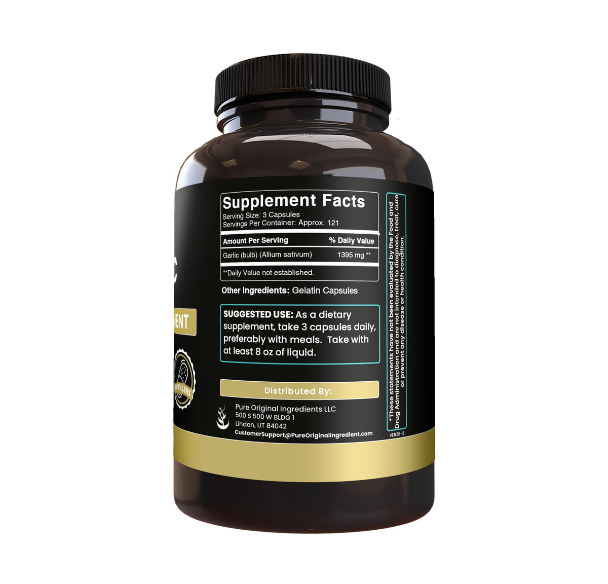 Garlic Extract 365 Capsules W830
