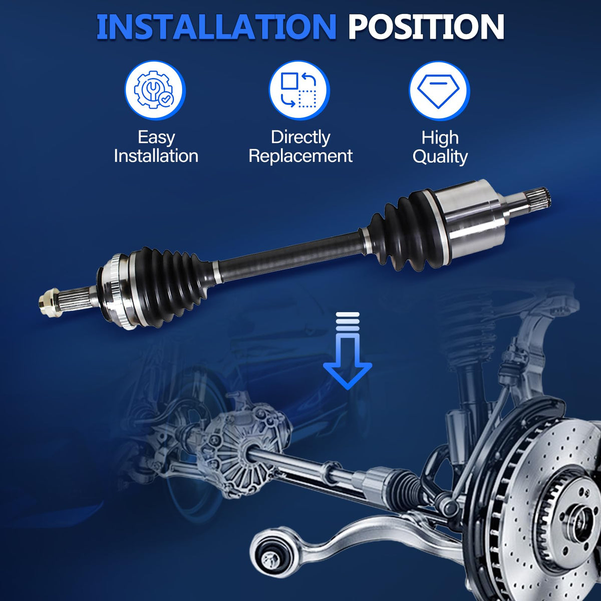 CV Axle Joint AWD Replacement O5055