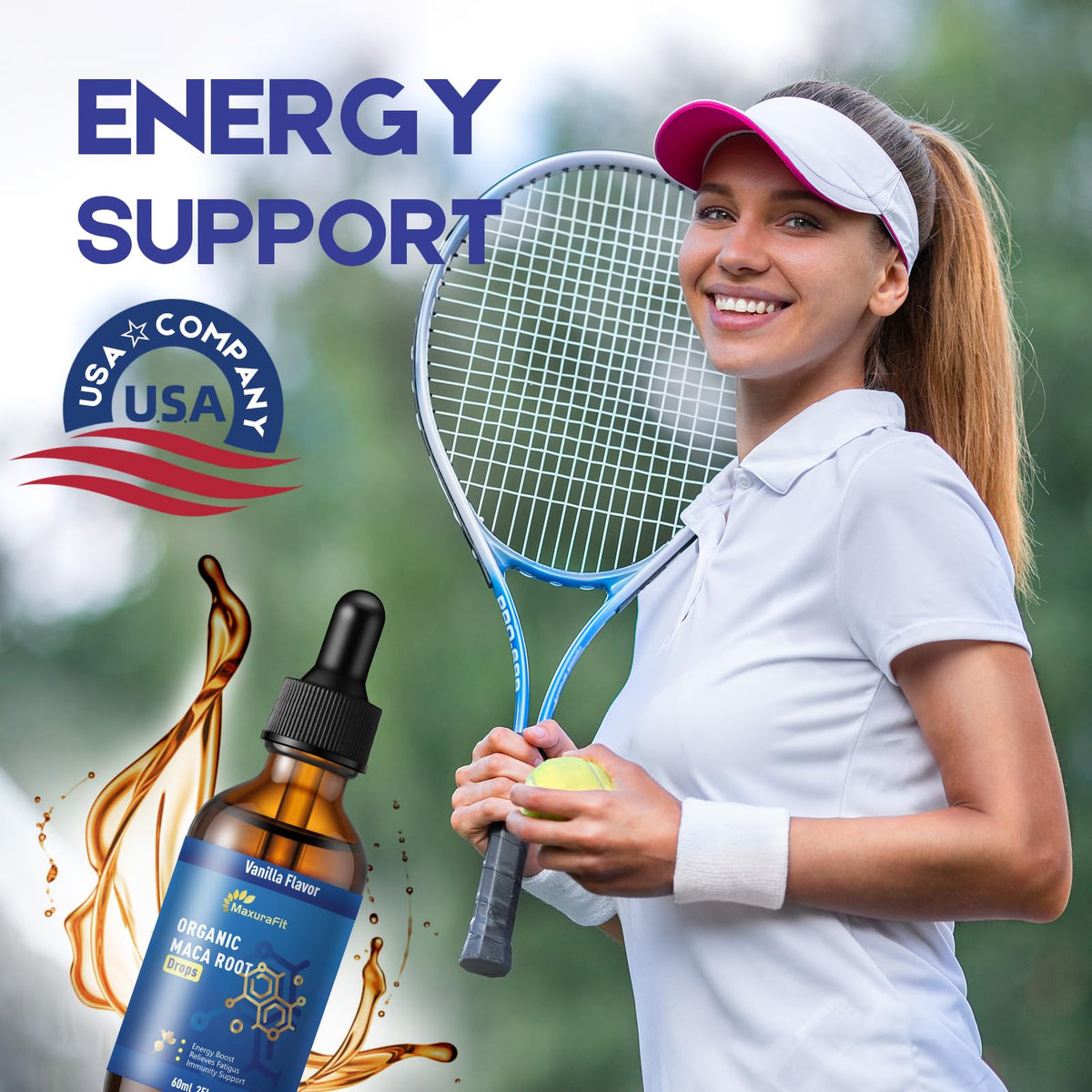 Maca Root Ashwagandha Liquid Drops 4 fl oz 2 Pack D646657