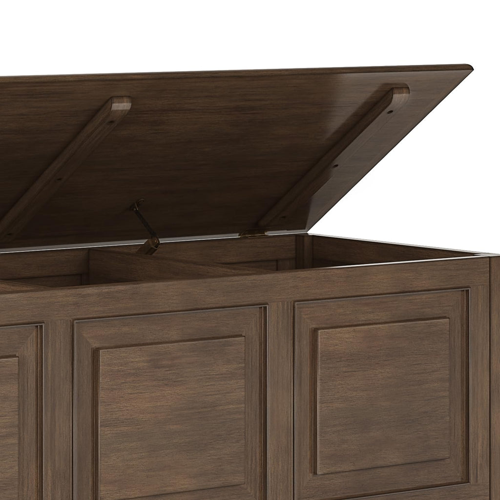 Solid Wood Trunk Bench Y3569