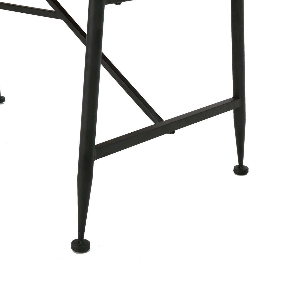 Acacia Wood Coffee Table with Iron Accents O12998