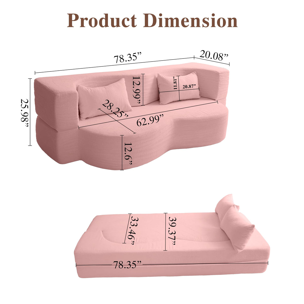 Convertible Sofa Bed T151