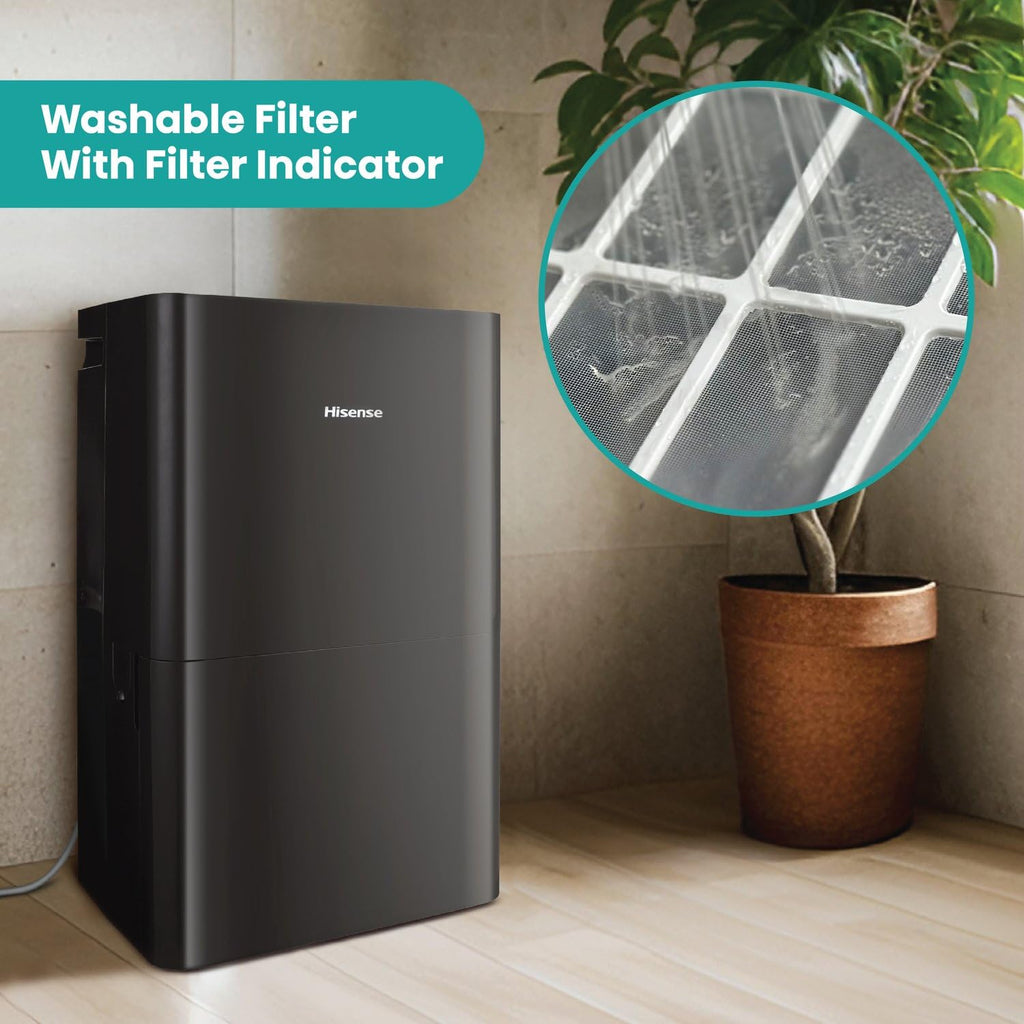 50-Pint Portable Dehumidifier with Built-In Pump T53330
