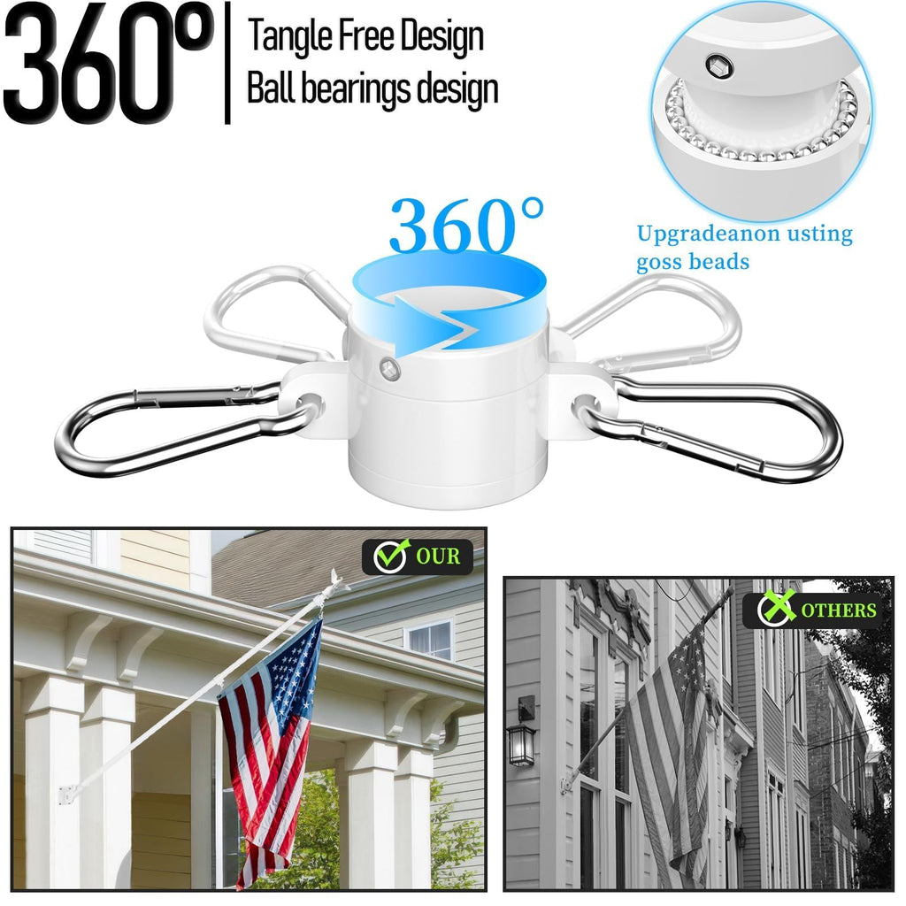 6FT Stainless Steel Flagpole Kit Z161
