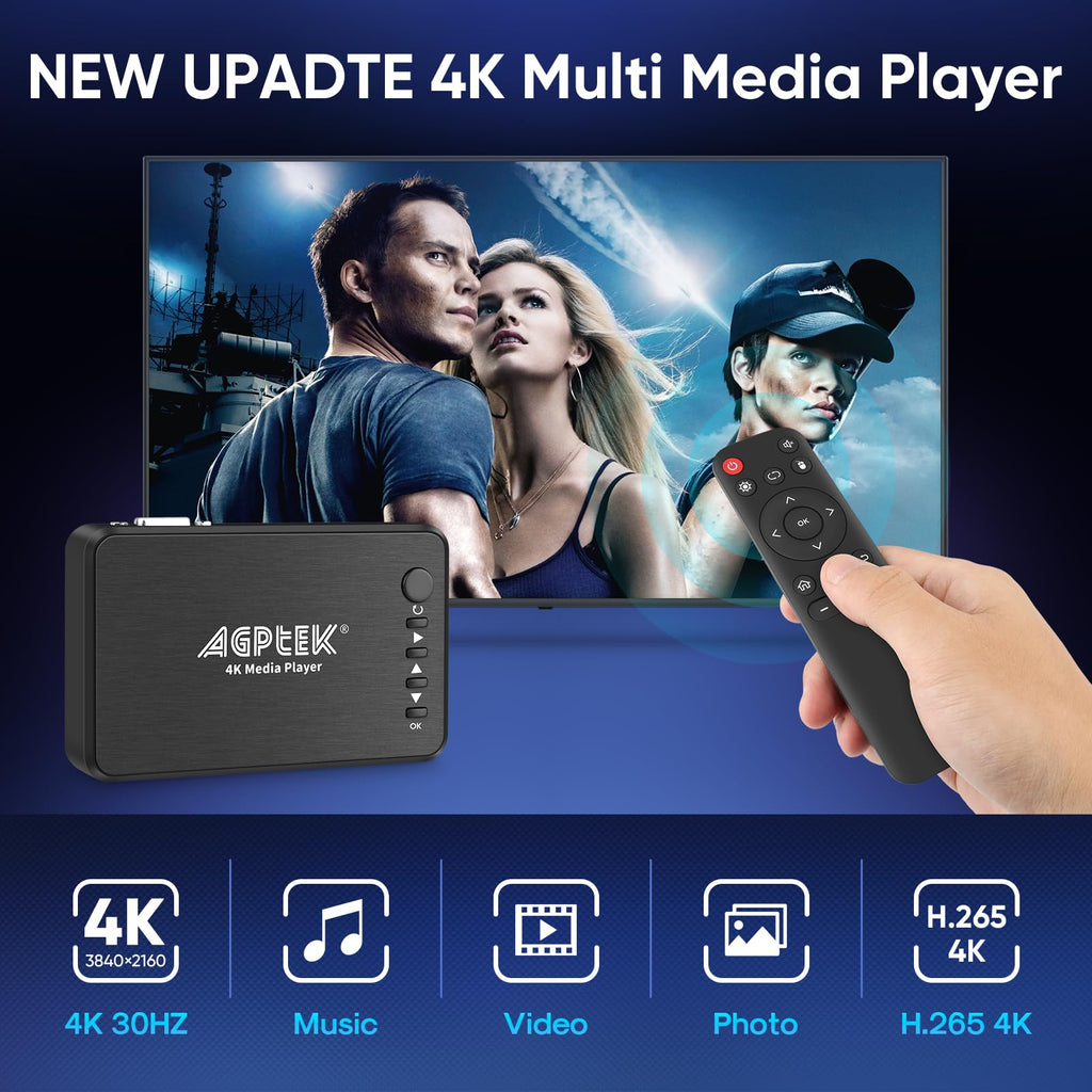 4K HDMI TV Media Player W866870
