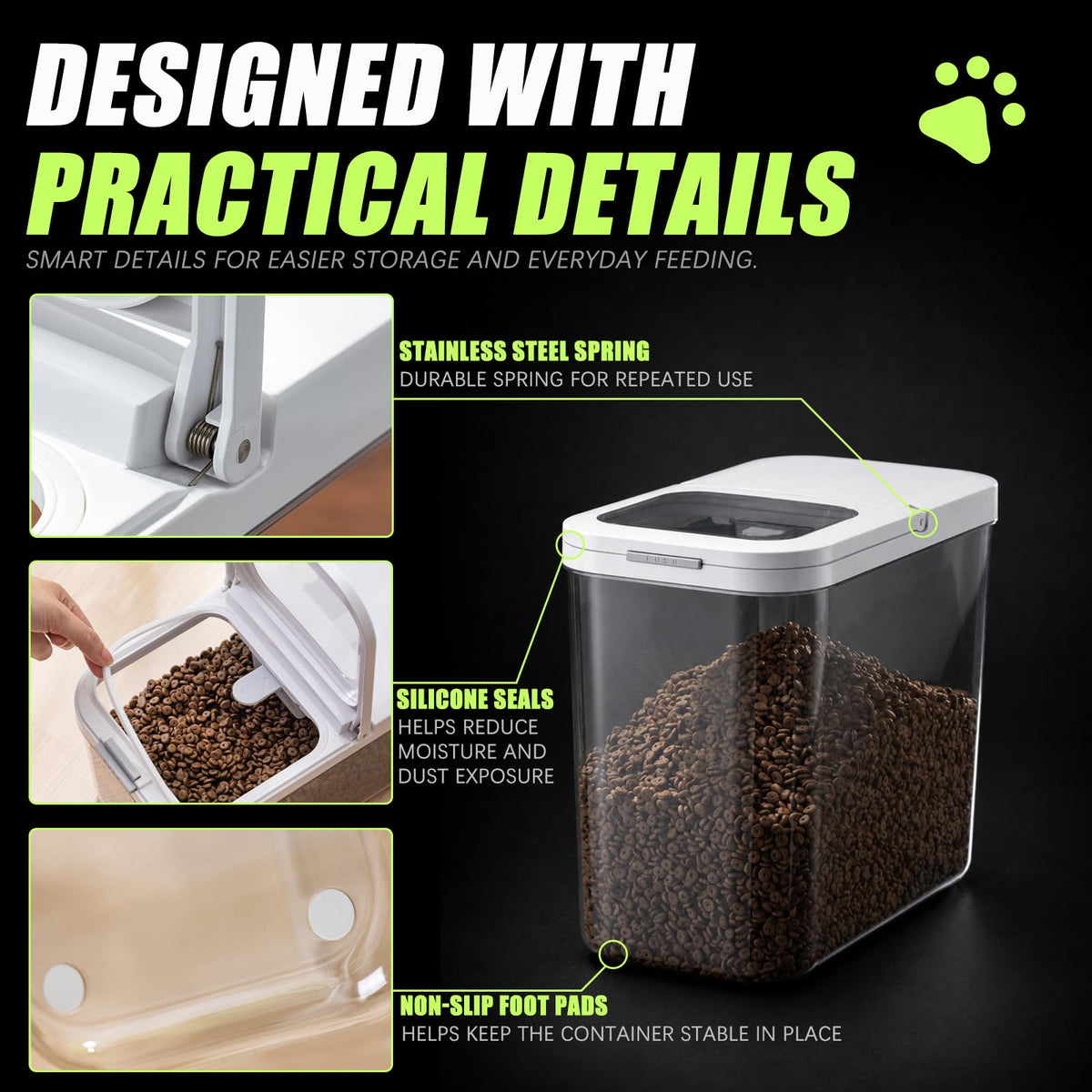 Dog Food Storage Container 10 Lbs R743