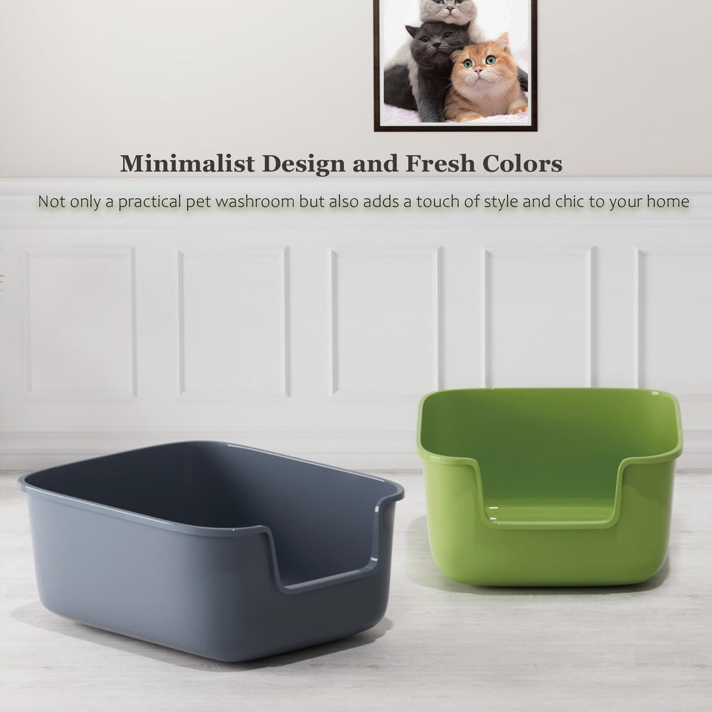 Large High Sided Anti-Splashing Cat Litter Box H846