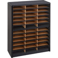 36 Compartment Black Literature Organizer A447886