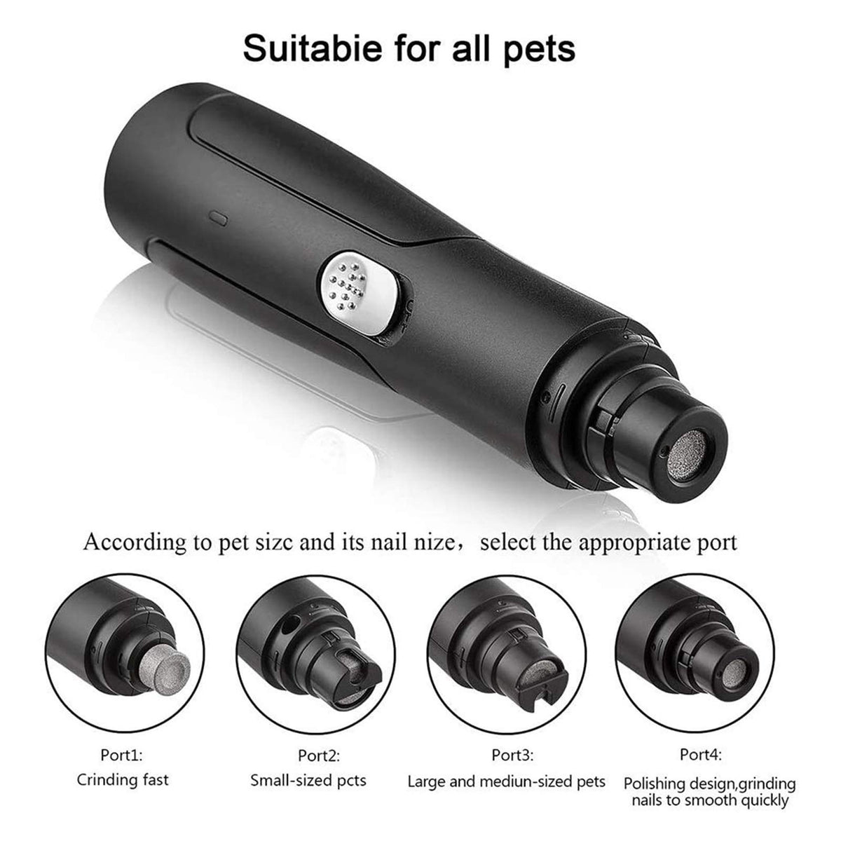 Rechargeable Electric Dog Nail Grinder Z549