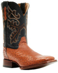 Ostrich Western Boot Broad Square Toe Z7832
