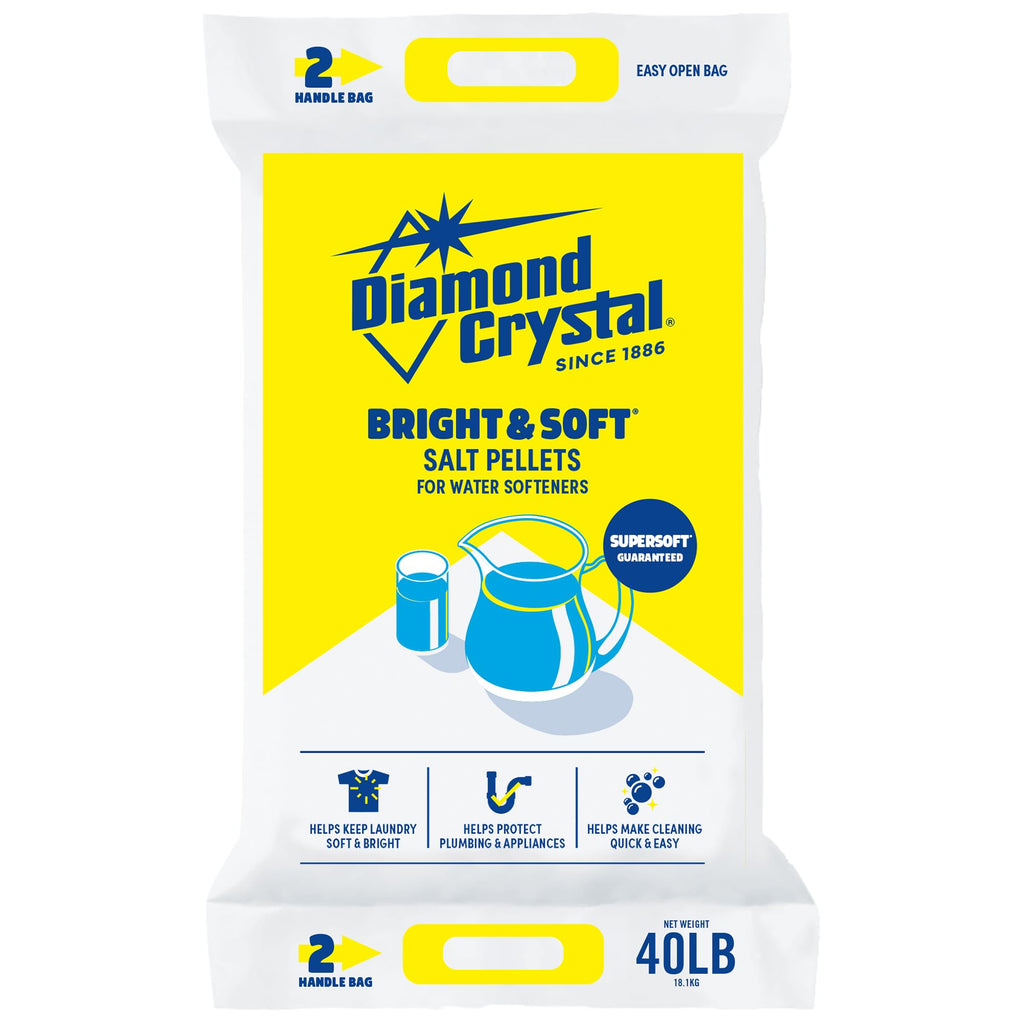 Water Softener Salt Pellets, 40 Pounds J107348
