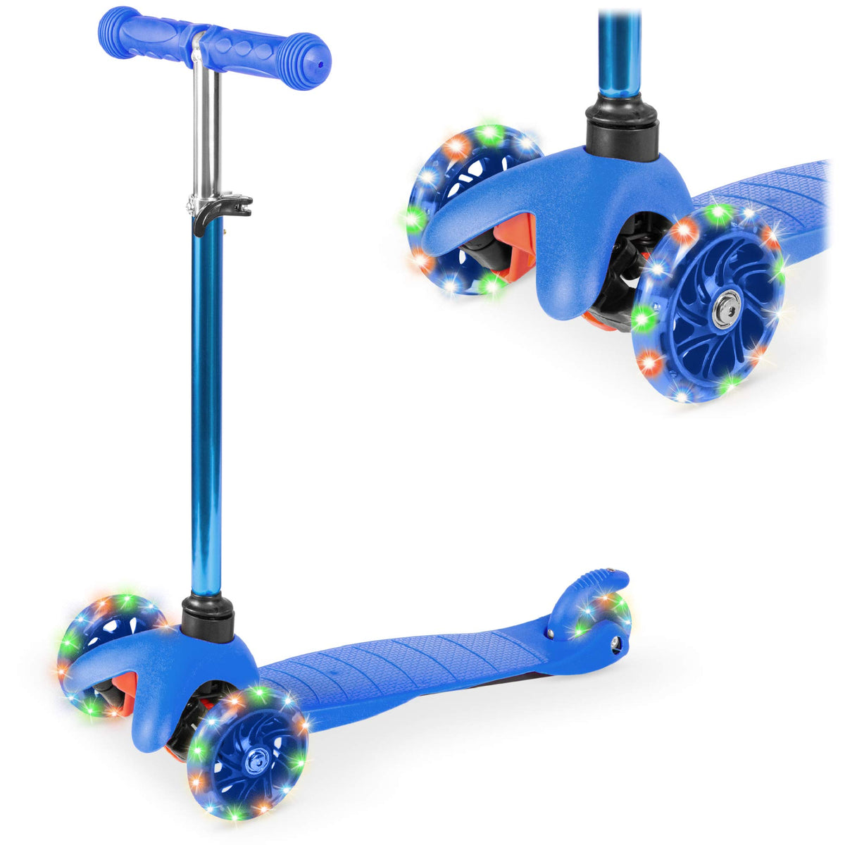 Kids 3-Wheel Scooter with LED Light-Up Wheels Q133909