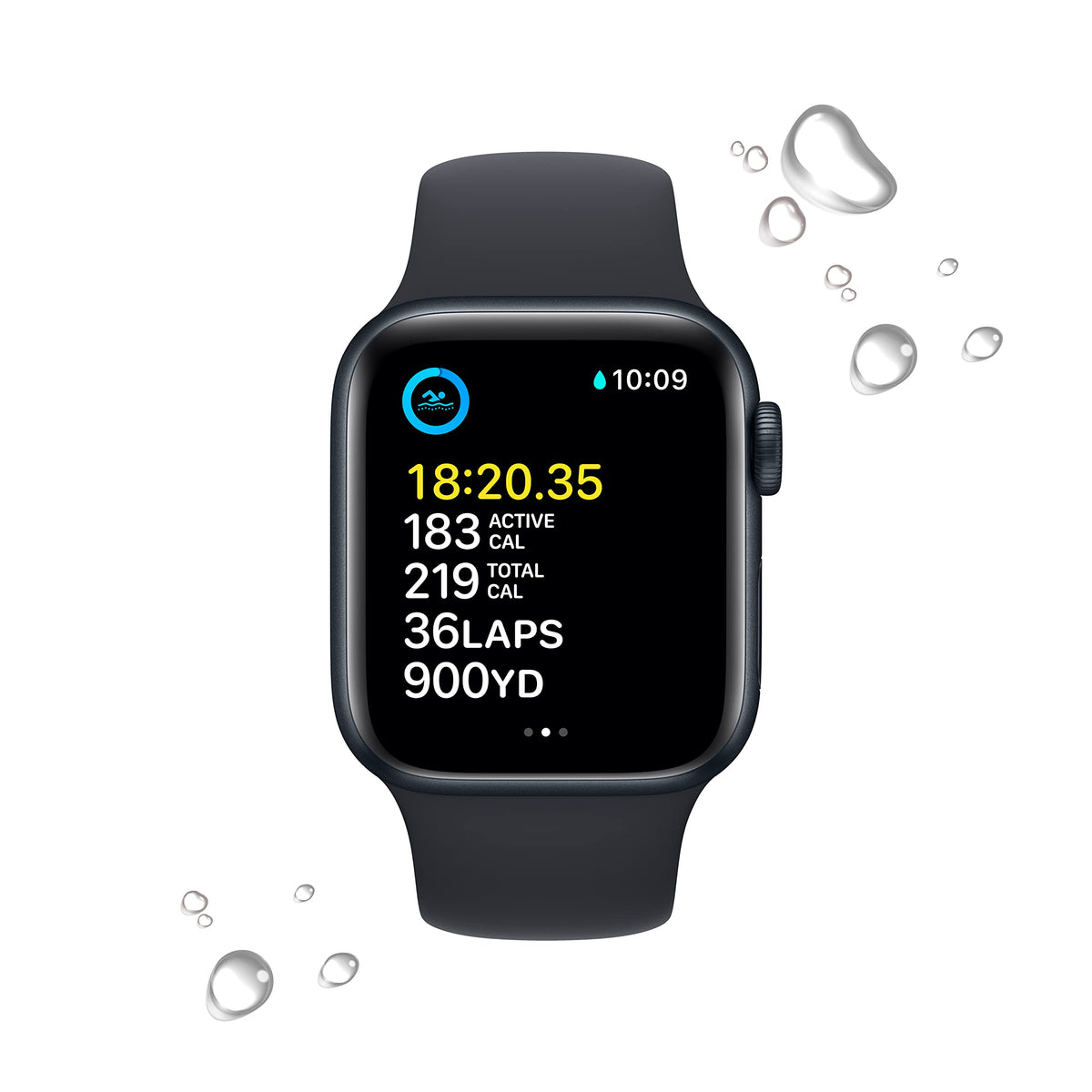 Midnight Aluminum Case with Midnight Sport Band Smartwatch G862
