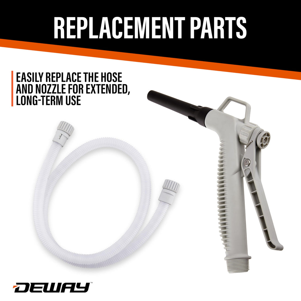 Stick Fuel Pump with Trigger Nozzle and 51in Clear Hose L4150