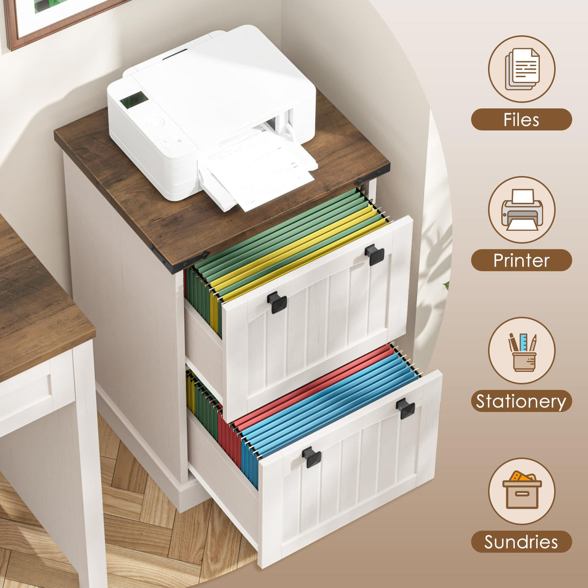 2 Drawer Small File Cabinet E97663