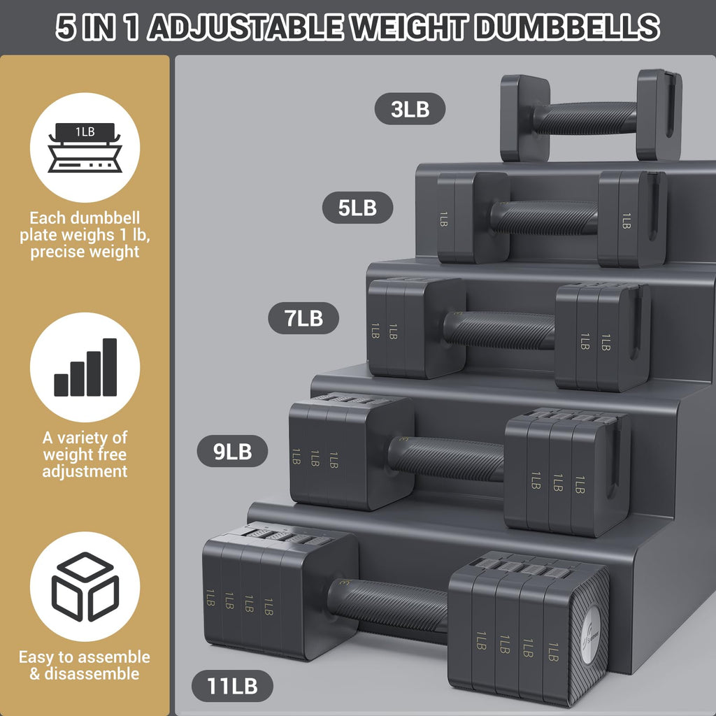 Adjustable Ankle Weights with Dumbbells H50866
