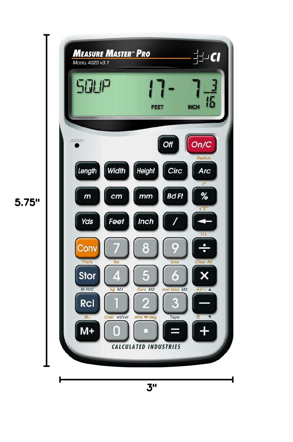 Construction Math Calculator T538280