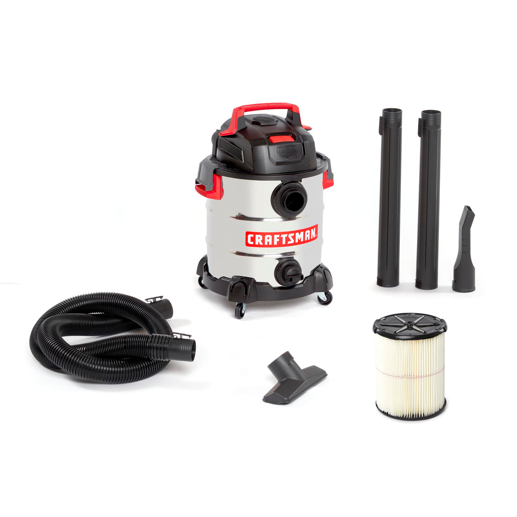 10 Gallon Stainless Steel Wet Dry Vac W868