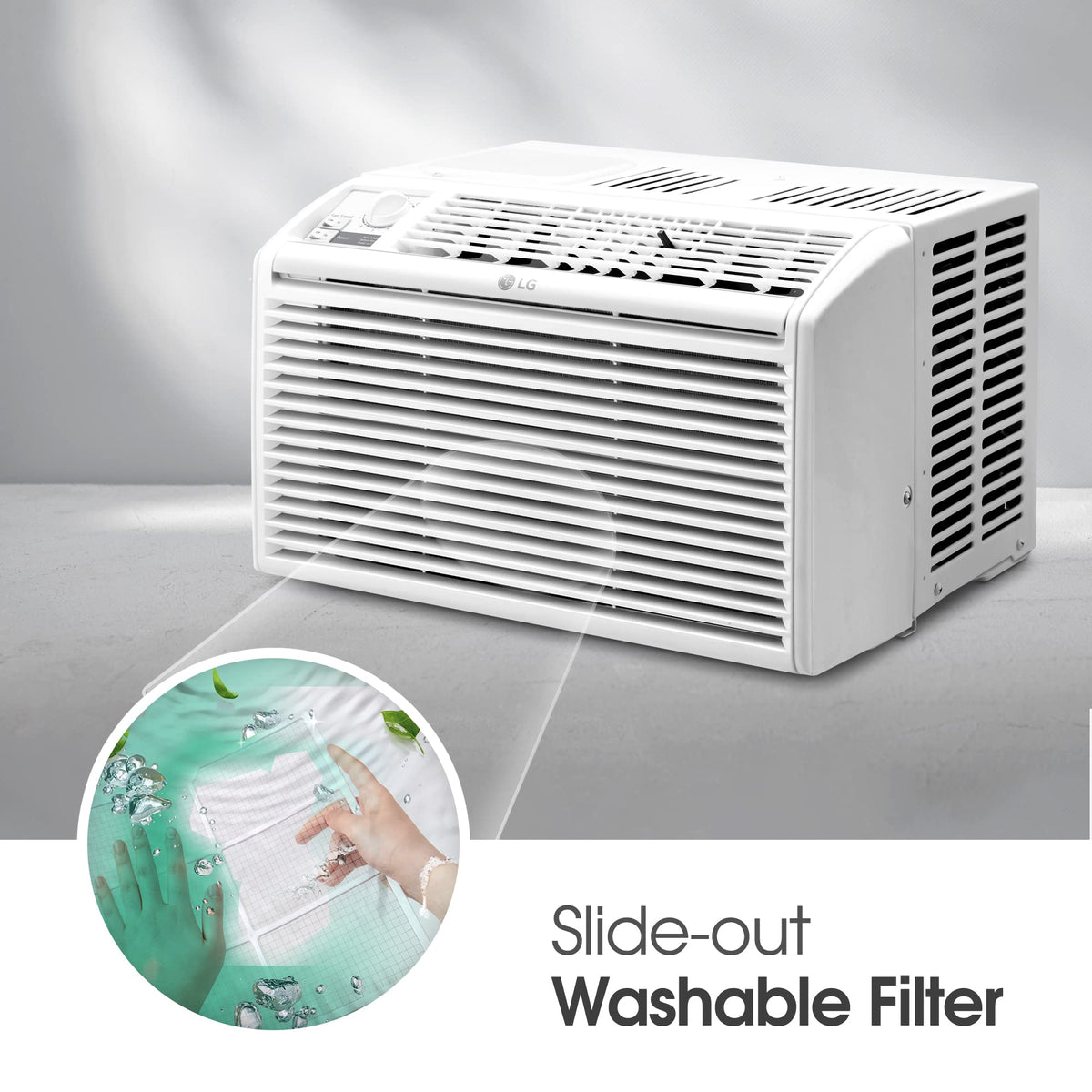 5000 BTU White Window Air Conditioner G349
