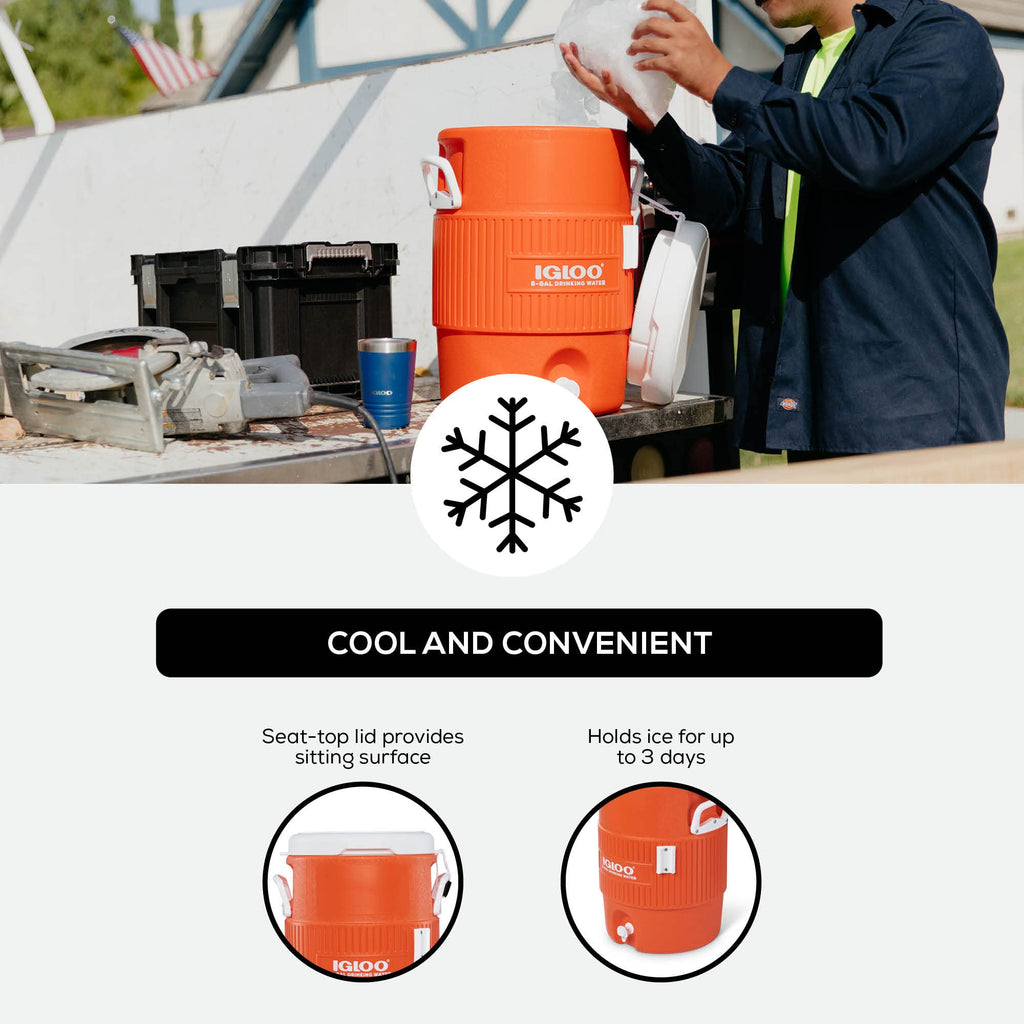 5 Gallon Insulated Portable Beverage Dispenser Q324293