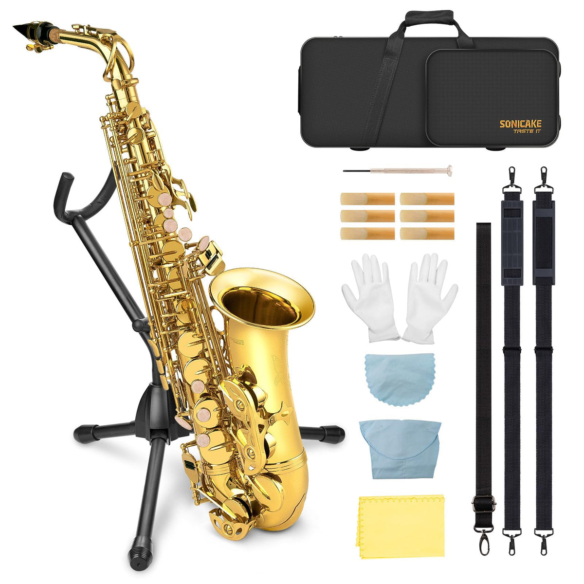 E Flat Alto Saxophone Full Kit E334